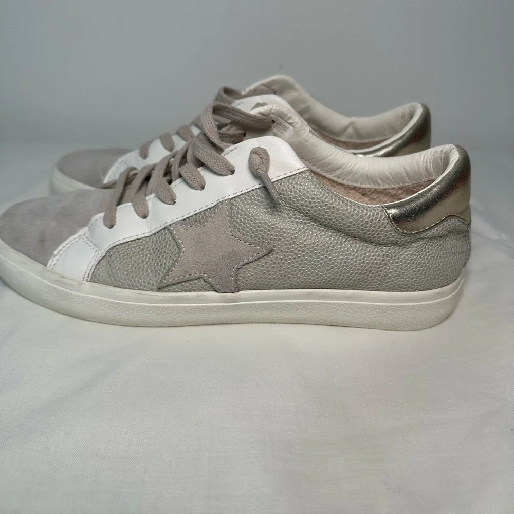 Vintage Havana Flair Silver Multi Gray and White Sneakers size 9 - Picture 4 of 12